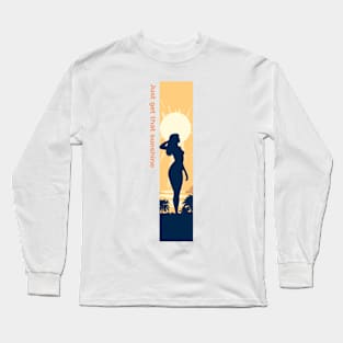 get that sunshine, swimming pool lifestyle v1 Long Sleeve T-Shirt